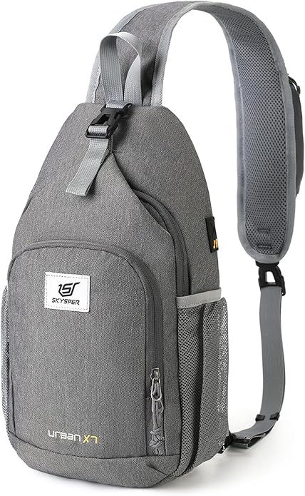 SKYSPER Sling Bag RFID Crossbody Sling Backpack Cross Body Shoulder Bag Travel Hiking Daypack for Women Men