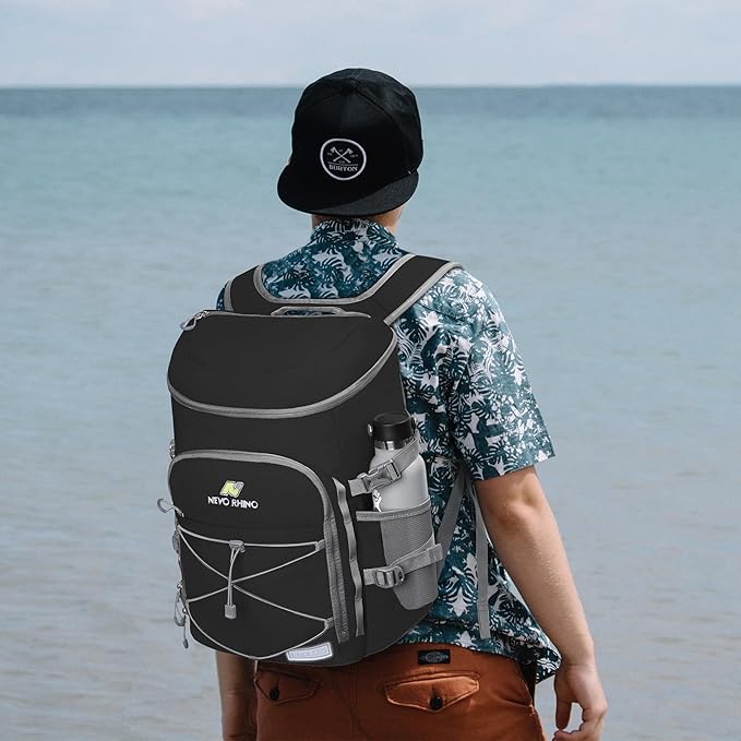 N NEVO RHINO Backpack Coolers Insulated Leak Proof 36/54 Cans,Portable Lightweight Waterproof Insulated Cooler Backpack for Men & Women Ideal for Camping,Travel,Beach,Picnics,Lunch & Day Trips