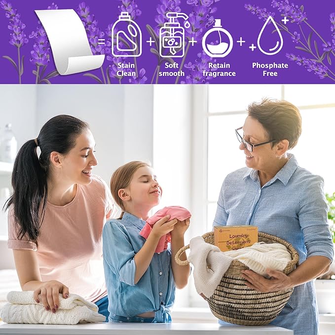 Freelivity Laundry Detergent Sheets, 200 Loads Eco-Friendly Laundry Soap Strips - No Plastic Jug Hypoallergenic Liquid Less Dissolvable Space Saving Sheets for HE machine, travel, home clothes washing