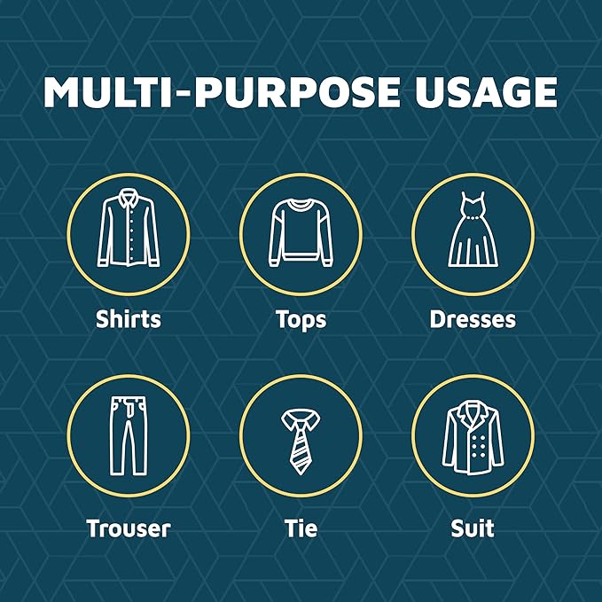 Lifemaster Plastic Clothes Hanger Set - 50 Pieces Versatile, Lightweight, Space-Saving, Non-Slip, Slim Designed, Dry and Wet Clothes Hanger Set with 360° Swivel Hook and Rubber Coating - Gray