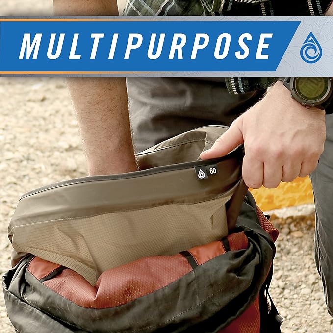 AquaQuest Rogue Dry Bag – 20L Olive Drab – 100% Waterproof Roll Top – Gear Hauler