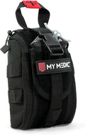 My Medic - TFAK - Ifak Trauma Kit with Tourniquet - HSA/FSA Approved - Over 35 Essential Life Saving First Aid Items for Car or Travel - Black