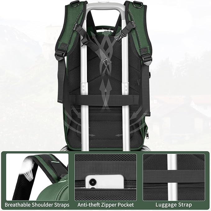 TORIBIO Camera Backpack, Hardshell DSLR Photography Camera Bag, Waterproof Hard Shell Camera Case with Tripod Holder & 15.6" Laptop Compartment Compatible with Canon/Nikon/Sony/DJI Mavic Drone