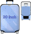 Luggage cCover Protector Clear PVC Suitcase Covers for Luggage Thick Transparent Waterproof Suitcase Protector with Large for 20"/24"/28"/30" inch