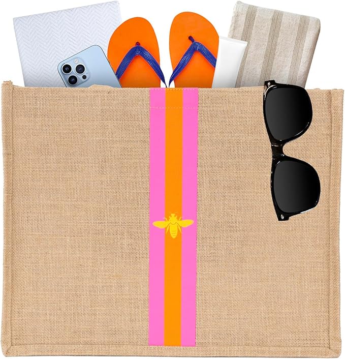 Large Beach Bag Jute Woven Tote