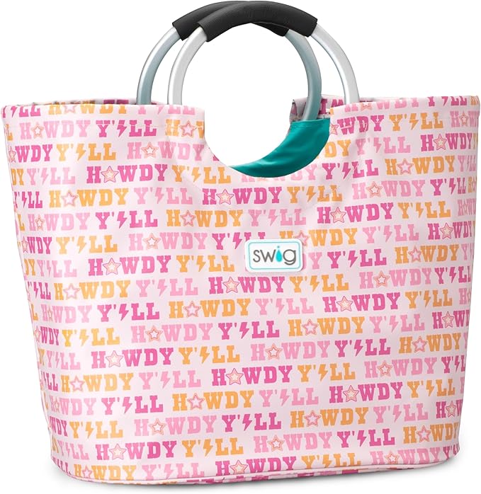 Swig Life Loopi Tote Bag, Large, Lightweight, Waterproof Beach and Utility Bag