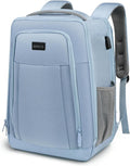 Travel Backpack, Business Anti Theft Slim Sturdy Laptops Backpack with USB Charging Port, Water Resistant College School Laptop Bag for Men & Women Fits 15.6 Inch Notebook(Blue)