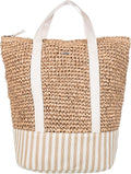 Roxy Women's Beach Tote Bag | Travel | Vacation | Straw | Lightweight | Breathable
