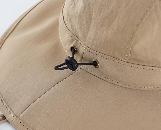 Home Prefer Summer UPF 50+ Men's Bucket Sun Hat Wide Brim Fishing Hat Safari Hat