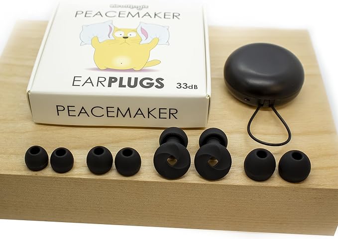 Ear Plugs for Sleeping - Ultra Soft, Multi-Sized – Black