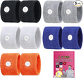 LYJEE Motion Sickness Bands for Adults and Kid Morning Sickness Relief Through Pressure Point Therapy Seasickness Wristband for Cruise Travel