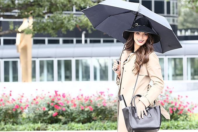 VINRELLA Rain and Sun Hat, Rain Hats for Women- Waterproof hat, Sun Protection, Shade Hat, Great for Hiking- Matte Bucket Hat