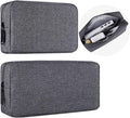 Universal Electronics Accessories Carrying Case, 2PCS Big + Small Portable Storage Pouch, Cosmetic Bag, Cable Organizer Compatible Hard Drive, Mouse, Power Bank, Adapter, Cellphone, Space Gray