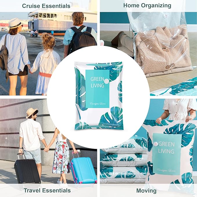 18 Pack Vacuum Storage Bags for Travel Clothing with High Pressure Electric Pump, 3 Sizes Large/Medium/Small Space Saver Bag Vacuum Sealed for Luggage Blankets, Vacuum Seal Bag for Bedding Comforters