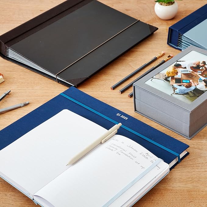 Savor | 2025 Edition The Folio™ Document Organizer | Custom Dyed Cloth-Bound Expanding File for Important Papers, Passports, Birth Certificates & More | Ideal for Home Organization & Graduation Gift