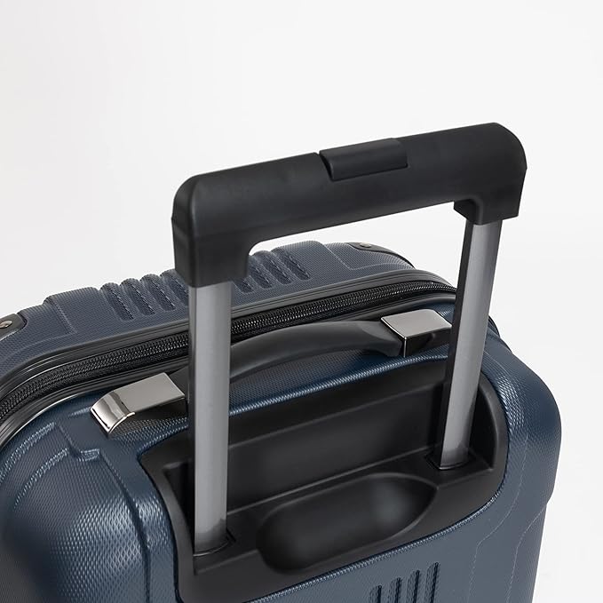 Kenneth Cole REACTION Out of Bounds Lightweight Hardshell 4-Wheel Spinner Luggage, Naval, 24-Inch Checked