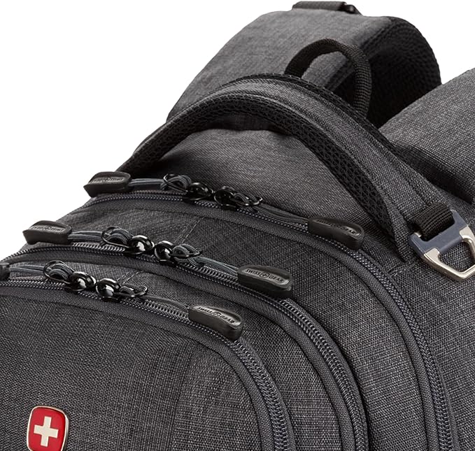 SwissGear Cecil 5505 Laptop Backpack, Charcoal, 18-Inch