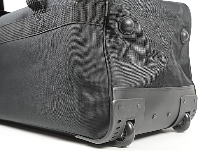 36" Rolling Duffle Bag with Wheels and Handle - Multiple Compartments/Compression Straps With Buckles