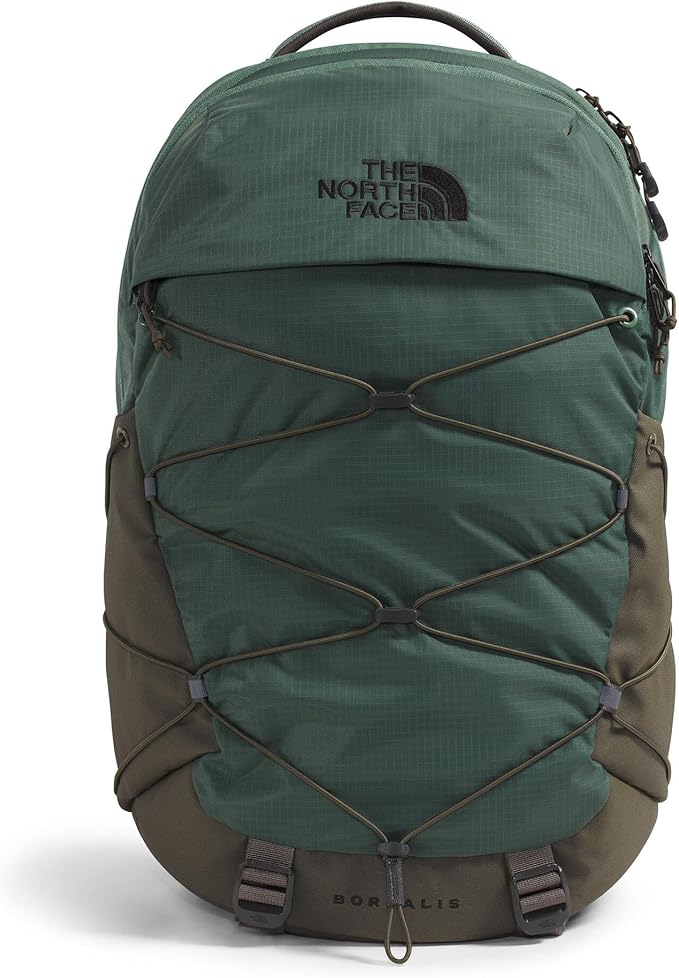 THE NORTH FACE Borealis Commuter Laptop Backpack | Water Repellent Finish, 16" Laptop Sleeve, Large Main Compartment for Everyday Carry, Duck Green/New Taupe Green, One Size