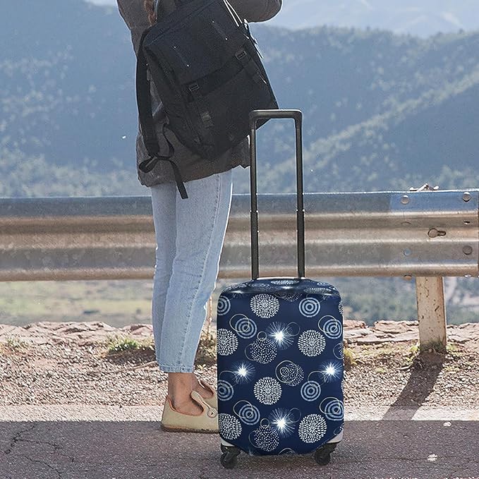 HYPER VENTURE Washable Luggage Cover - Fashion Suitcase Protector Fits 18-22 Inch Luggage (Sparkler, S)