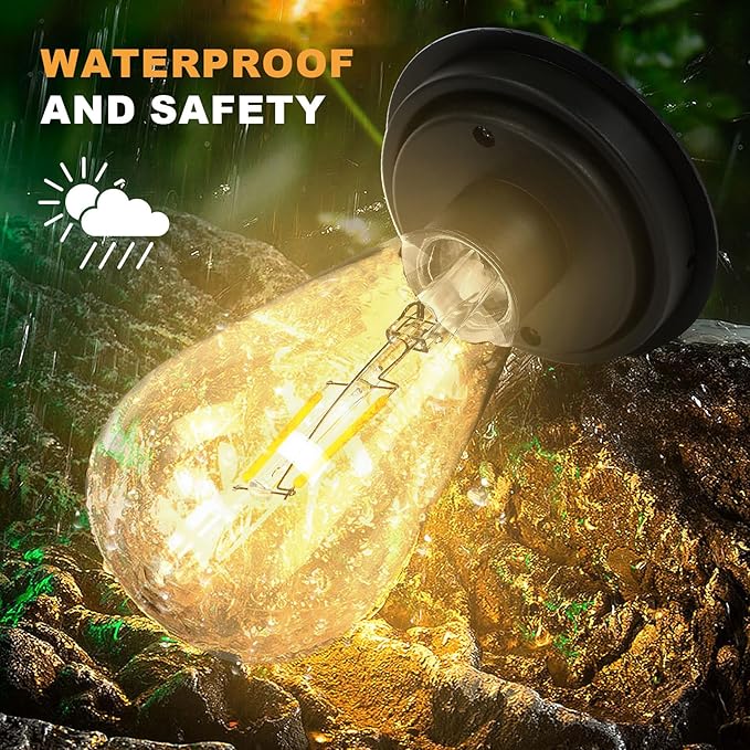 Replacement Solar Light Tops-Solar Light Bulbs for Outside-Outdoor Waterproof 1 Pack,One Thing, Three Uses, Multifunctional Size Conversion Or Personalized Hanging