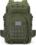 Maelstrom Tactical Backpack for Men, 40L Military Backpack,Water Resistant Assault Pack for Women, 3-Day Bug Out Bag for Hiking, Camping, Gym with Molle System-Army Green