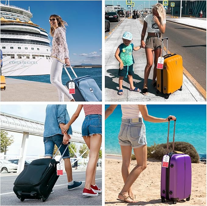Cruise Ship Essentials, Magnetic Hooks for Cruise Cabins, Cruise Lanyard for Ship Cards, Cruise Luggage Tag Holder, Towel Clips for Chairs Cruise, Cruise Essentials 2025 for All Cruise Lines