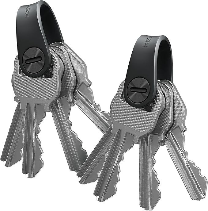 KeySmart Keychain Key Holder - Compact Key Organizer for Key Chain, EDC Key Chains, Key Ring Keychains