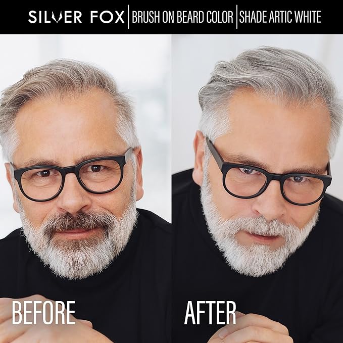 Godefroy Silver Fox Complete Men's Grooming Collection, Beard and Mustache Care Kit With Travel Bag, Gift For Men