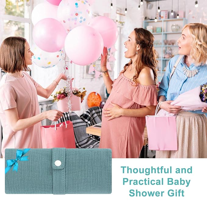Accmor Portable Diaper Changing Pad, Waterproof Foldable Baby Changing Mat for Travel, Baby Essentials Shower Registry Gifts