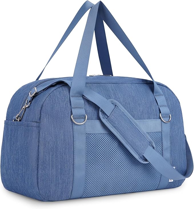 Narwey For Spirit Airlines Personal Item Bag 18x14x8, Small Duffle Bag for Travel Duffel for Traveling, Carry on Bag for Airplanes Underseat Overnight for Women and Men (Navy Blue)