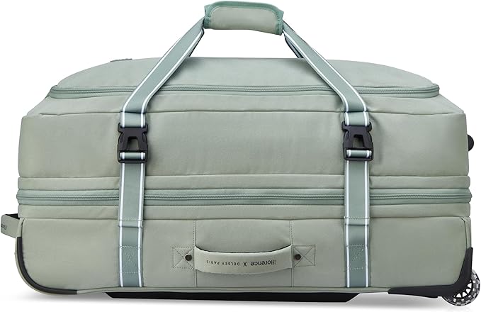 florence by mills Women's Two Wheel Rolling Travel Duffle Bag