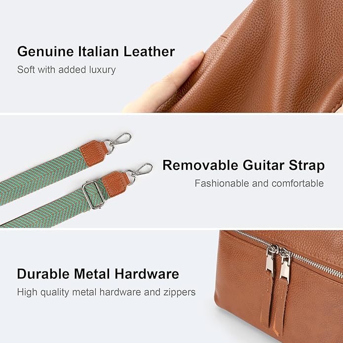 befen Genuine Leather Small Crossbody Purses for Women Travel Cross Body Bags Lightweight with Adjustable Shoulder Strap