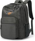 ZORFIN 26L Backpack for College, and Travel: Water Resistant Bookbag - Forge Grey