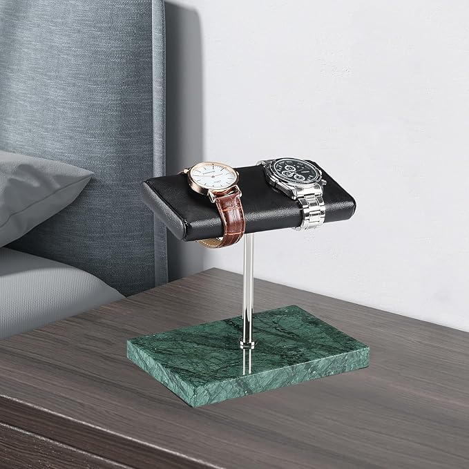 LYS&LYX Watch stand watch display stand watch holder watch Handcrafted watch holder (2--green/silver/black)