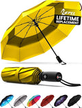 REPEL Windproof Travel Umbrella - Compact & Withstands Winds up to 85MPH , Strongest Premium Auto Folding Umbrella for Rain and Sun - Durable, Light & Portable for Women & Men , Fits Backpack & Cars