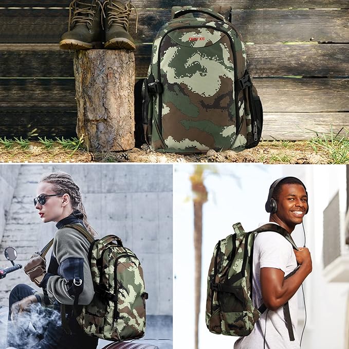 OUTXE Cooler Backpack Insulated 22L Lunch Backpack Cooler Bag Daily Backpacks Work and Travel-Camo