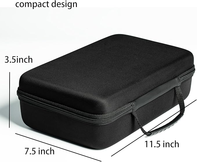 8 slots watch box, hard watch organizer case for men's women's watches, watch display organization holder with form-fitiing watch pillow
