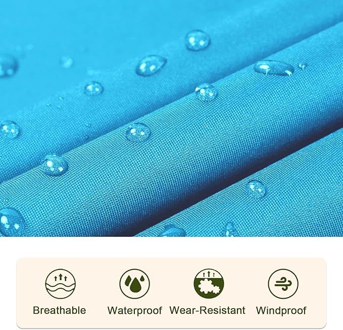 SaphiRose Unisex Rain Poncho Raincoat Hooded for Adults Women with Pockets