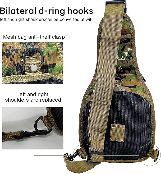80L 2Pcs Hiking Backpack for Men with Sling Tactical Backpack - Rucksack Molle Military Tactical Waterproof Lightweight Camping Backpack 3 Day Assault Pack for Travel, Climbing, Backpacking