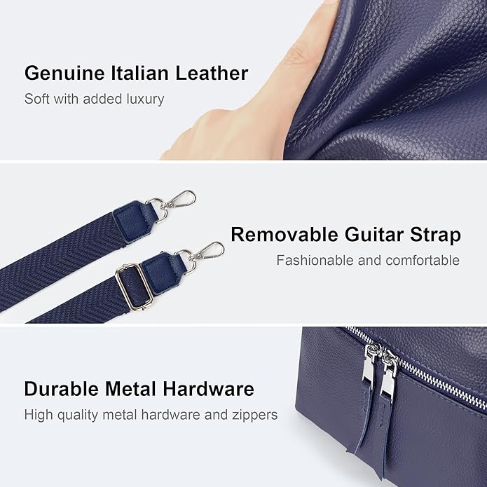 befen Genuine Leather Small Crossbody Purses for Women Travel Cross Body Bags Lightweight with Adjustable Shoulder Strap