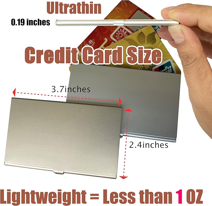 Aluminum SIM Card Case, 12 Slots Ultrathin Nano SIM Card Holder with SIM Card Adapter Kit for Travelers or Holiday Trip (Gold)
