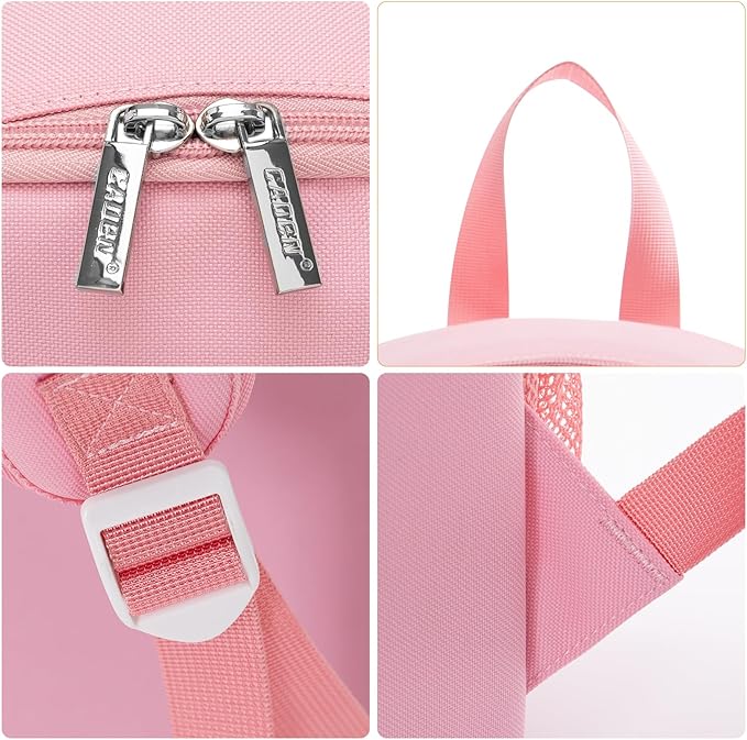 CADeN Camera Backpack Bag Professional for DSLR/SLR Mirrorless Camera Waterproof, Camera Case Compatible for Sony Canon Nikon Camera and Lens Tripod Accessories (Small, Pink)