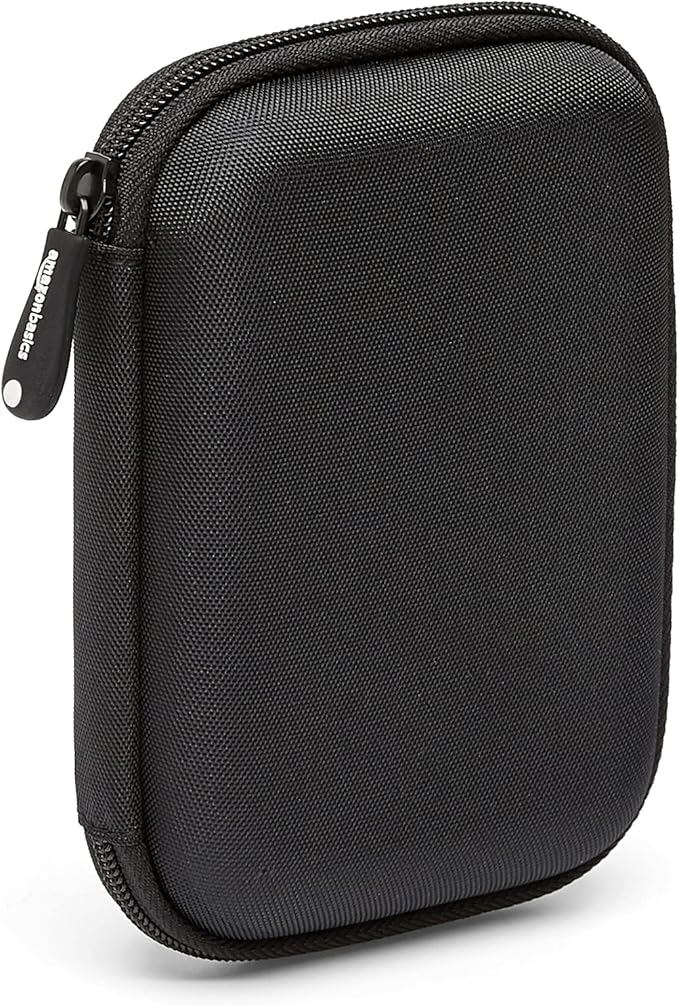 Amazon Basics External Hard Drive Portable Carrying Case, Black