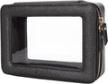 Aveniee Clear Makeup Bag Organizer,Large Travel Toiletry Bag for Women, Waterproof Cosmetic Pouch with Zippers,Car Organizers and Storage Case for Accessories,Black