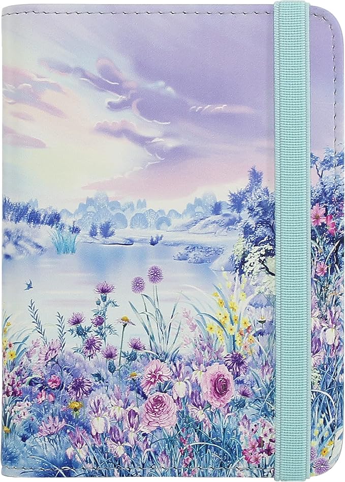 ZOPPEN Passport Holder Wallet, Passport Cover Travel Wallet Women Travel Essentials Accessories Document Organizer Travel Must Haves Rfid Blocking Cover Case for Women and Men, Lavender