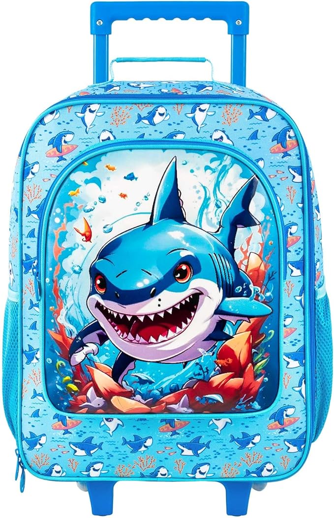 Kids Luggage for Boys Girls, Toddler Rolling Travel Carry on Suitcase with Wheels