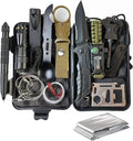 Outdoor Camping Survival Gear and Equipment, Survival Kits Fishing Hunting, Birthday Gifts for Men Dad Him Husband Boyfriend Teen Boy Camping Hiking