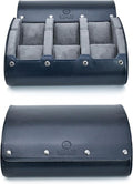 Watch Roll Case for Travel 6 slot Watches Organizer - Midnight Blue