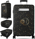 Slohif Luggage Cover for Suitcase Tsa Approved Protector - Luggage Sleeve Large Suit Case Cover Travel Stretch Baggage Case Protective Washable Fit 21-23 Inch Sun S